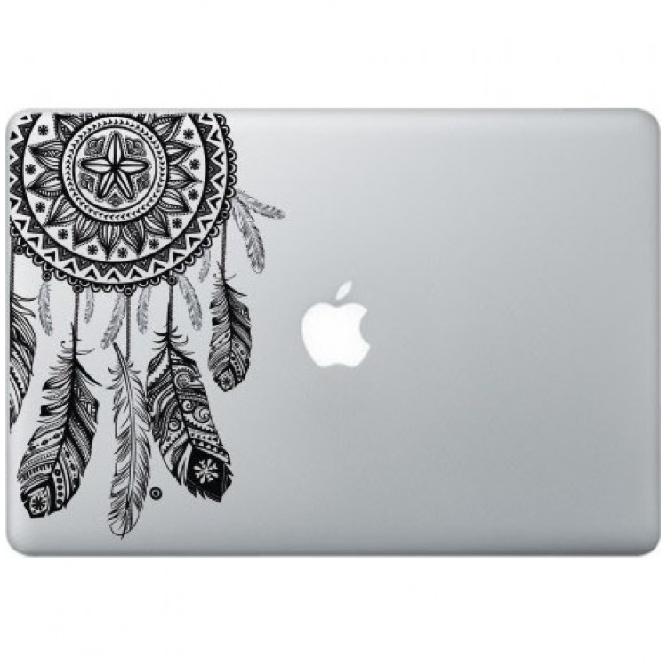 Dreamcatcher Macbook Decal Black Decals